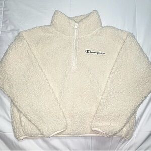 Champion Cream Fleece Pullover